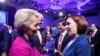 Președinta R. Moldova, Maia Sandu, și președinta Comisiei Europene, Ursula von der Leyen la Davos