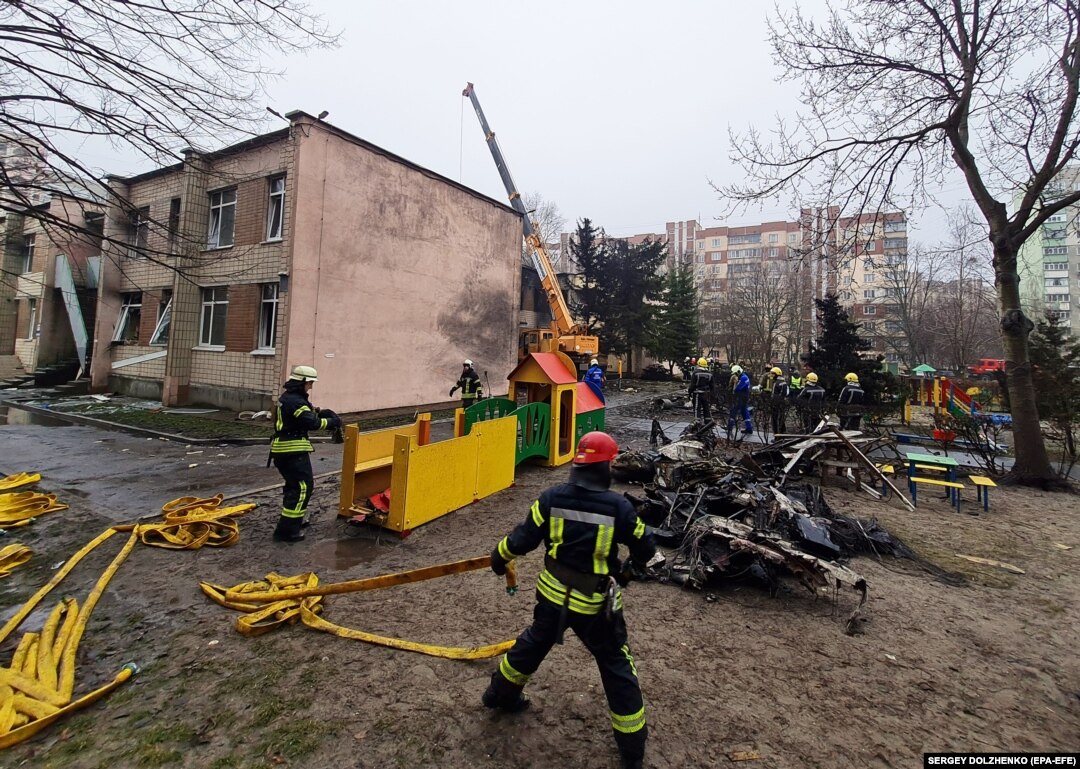 Трагедия в Броварах. Фотографии с места крушения вертолета