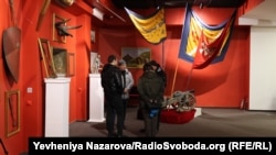 Сучасна репліка козацьких прапорів, Національний заповідник «Хортиця»