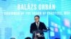 Orbán Balázs, az MCC kuratóriumi elnöke, a miniszterelnök politikai igazgatója beszédet mond a Mathias Corvinus Collegium (MCC) nemzetközi médiakonferenciáján 2023. január 25-én