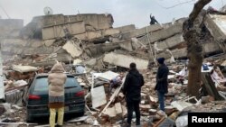 Урнати згради по земјотресот во турскиот град Кахраманмарас