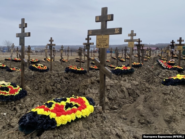 The cemetery was the subject of growing speculation for months, but its existence was first confirmed in December by Vitaly Votanovsky, a local activist and former Russia Air Force officer.