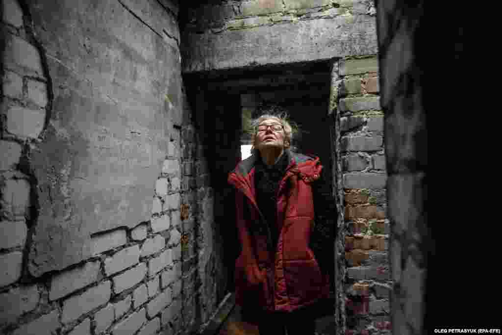 Nearly four months after Russian troops left the eastern Donbas town of Lyman, residents like Lyubov are struggling to survive among the ruins in the basements they call home.