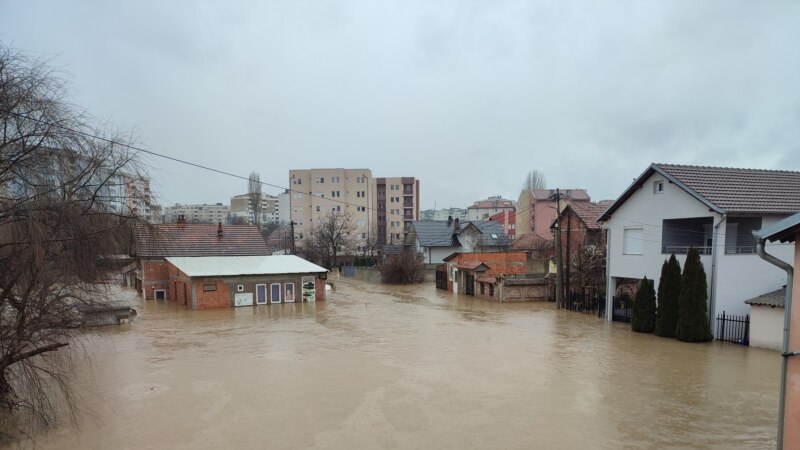 Përmbytje në pjesë të ndryshme të Kosovës 
