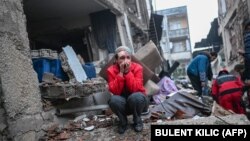 Оцелялa жена от земетресението в Хатай, Турция, 7 февруари 2023 г.