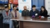 Katër gazetarët afganë që janë strehuar në Kosovë. 31 janar 2023.