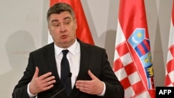 Croatian President Zoran Milanovic (file photo)