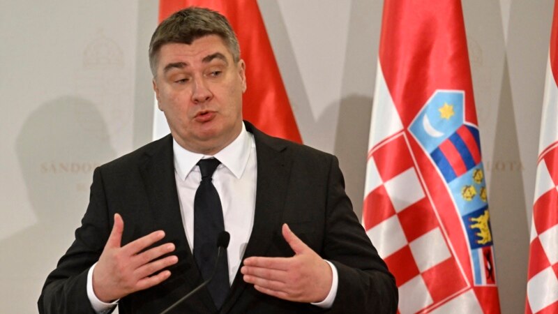 Croatia's President Criticizes Tank Deliveries To Ukraine