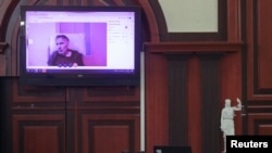 Фото с заседания суда по ходатайству адвокатов Саакашвили, декабрь 2022 года
