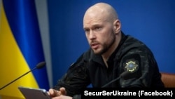 Illya Vityuk heads the cybersecurity department of Ukraine's SBU state security service. (file photo)