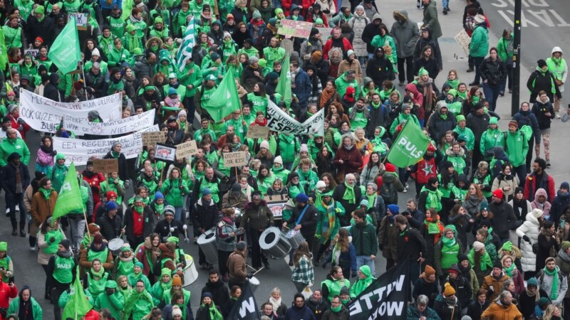Над 10 илјади здравствените работници на протест во Брисел