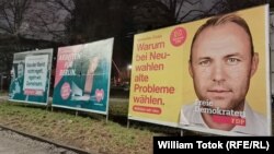 Afișe electorale la Berlin.