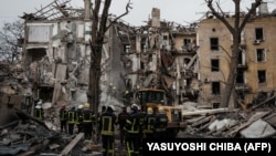 Зруйнована російським ударом будівля в Краматорську, 2 лютого 2023 року