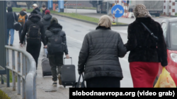 Босния и Герцеговина. Беженцы на границе с Хорватией, декабрь 2022 года. Скриншот из видео Radio Slobodna Evropa