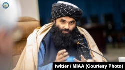 Министр внутренних дел в правительстве талибов Сираджуддин Хаккани, объявленный США особо опасным международным террористом