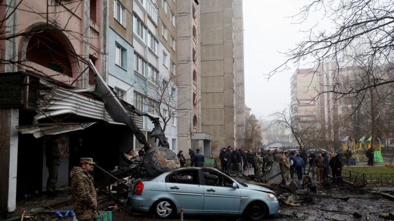 Ministar policije Ukrajine i dvoje djece među poginulima u padu helikoptera