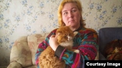 Ирина Еремеева с котом Рыжиком