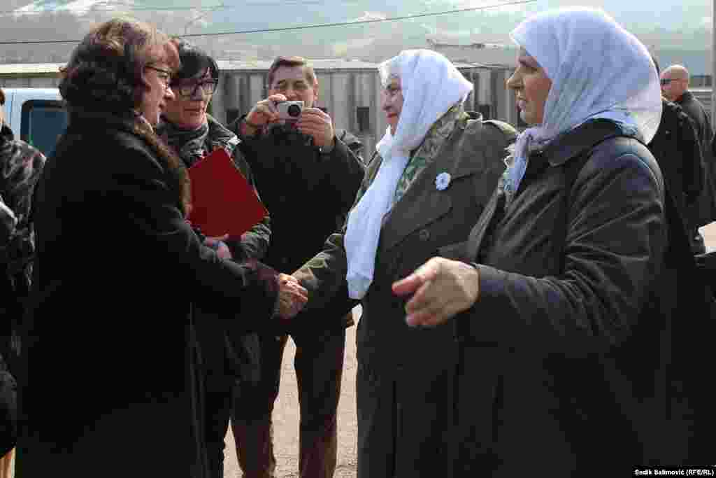 US Ambassador Maureen Cormack visited the Potocari Memorial Center in Srebrenica