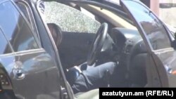 Armenia - Koryun Harutiunian, a senior police officer, is found shot dead in his car near Hrazdan, 2May2013.