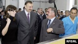 Mehriban Əliyeva, İlham Əliyev və Vasif Talibov, Okt2005