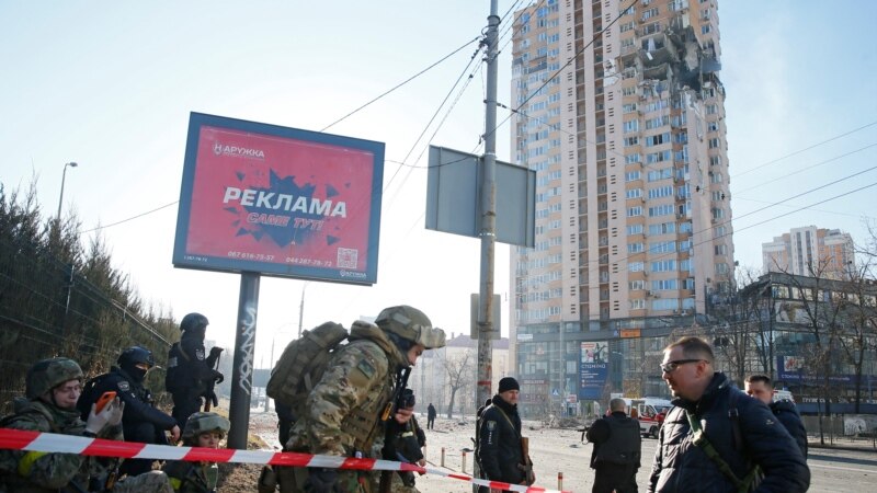Напад врз станбена зграда во Киев, нема жртви 
