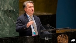 Ukrainian Ambassador Serhiy Kyslytsya told the session that "if Ukraine does not survive...international peace will not survive."