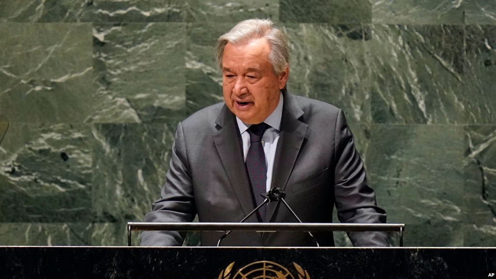 UN Secretary-General Antonio Guterres (file photo)