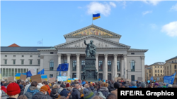 У німецькому Мюнхені відбулося одразу три акції протесту проти нападу Росії на Україну