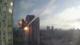 Residential Tower In Kyiv Hit By Missile Strike GRAB 2