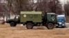 Расейская вайсковая тэхніка ў Мазыры, сакавік 2022 году.