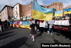 Акція на підтримку Україні в Римі