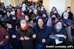 Антивоенные протесты в Санкт-Петербурге 27 февраля 2022 годв