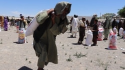 روند توزیع کمک های بشری سازمان ملل در جنوب افغانستان 
