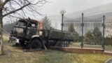 The vehicle allegedly rammed the gates of the residence of the President of Kazakhstan in Almaty during the January events. January 6, 2022