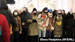 Антивоенный митинг, Санкт-Петербург, 27 февраля 2022 года