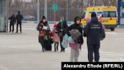 Cetățeni ucraineni se refugiază în Republica Moldova, 26 februarie 2022