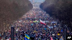 Протести за поддршка на Украина во светот