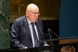 Vasili Nebenzia, Reprezentantul Permanent al Rusiei la ONU.