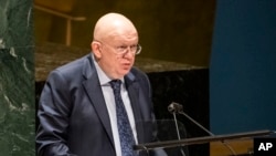  Russiýanyň BMG-däki ilçisi Wasiliý Nebenzia