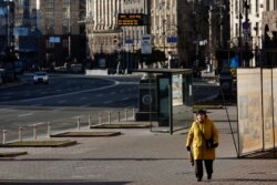 Gotovo prazne ulice glavnog ukrajinskog grada, 28. februar