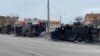 Тела российских военных видны в военной машине на дороге в Буче, Украина, 1 марта 2022 года