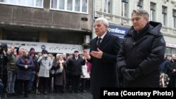 Članovi Predsjedništva BiH: Šefik Džaferović i Željko Komšić