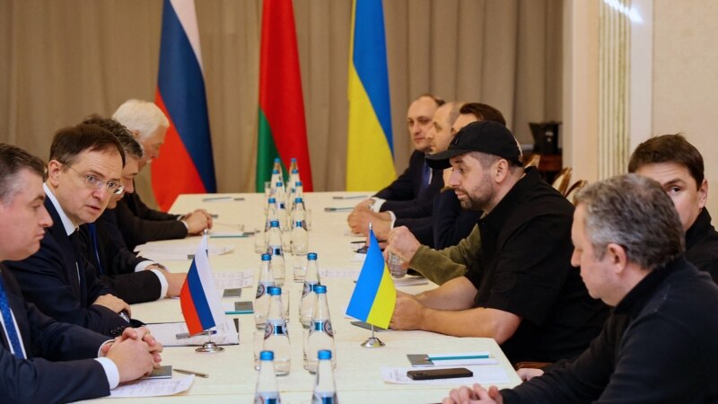 Ukrajinska delegacija na mirovnim pregovorima sa Rusima