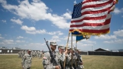US soldiers at Camp Bondsteel, Kosovo, in 2014. Several hundred US troops remain stationed on Kosovo.