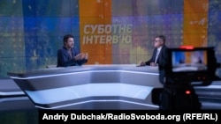 Сергій Притула у студії Радіо Свобода