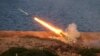 شلیک یک موشک در جریان رزمایش موسوم به «پیامبر اعظم ۱۷» در جنوب غربی ایران