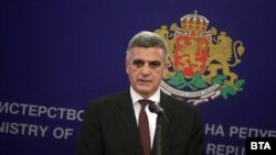 Министерот за одбрана на Бугарија Стефан Јанев