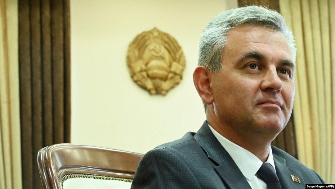 Transdniester leader Vadim Krasnoselsky (file photo)