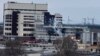 Smoke rises on March 4 from the administrative building of the Zaporizhzhya nuclear power plant, which is now under the control of Russian forces. 