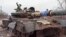 Уничтоженный танк. Украина, март 2022 года